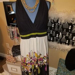 Evan Picone Multi-colored Dress